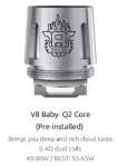 SMOK V8 Baby-Q2 Dual Core изп. глава - 0.4 ома Изображение 2