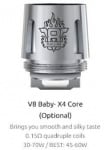 SMOK V8 Baby-X4 Quadruple Core изп. глава - 0.15 ома Изображение 2