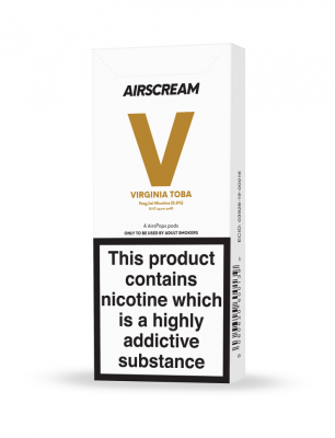 Airscream AirsPops - Virginia Toba - 9 мг никотинови соли