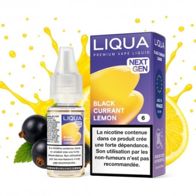 никотинова течност Liqua Elements - Black Currant Lemon 18мг