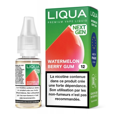никотинова течност Liqua Elements - Watermelon Berry Gum 12мг