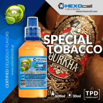 Natura MIX and SHAKE Short Fill 30+30мл - Special tobacco Изображение 1