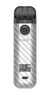 smok-novo4-silver-carbon-fiber-сребристо-сиво-карбон-electronic-cigarette-pod-mod-електронна-цигара-под-мод-esmoker.bg