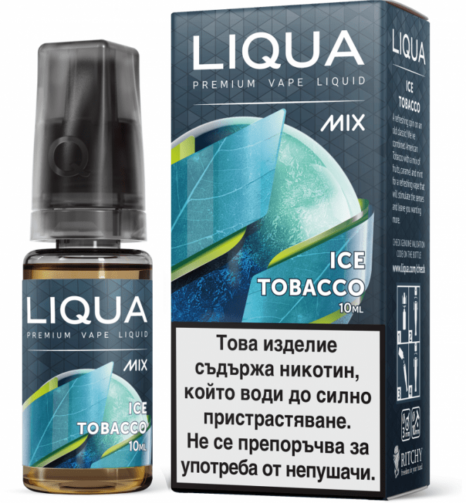 18 жидкость. Liqua 10 мл. Ice Tobacco. Вейп EASYSMOKE Ice Tobacco. Холодный табак.