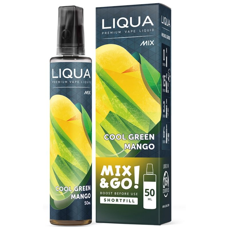 Liqua MIX and GO Short Fill 50+20мл - Cool Green Mango