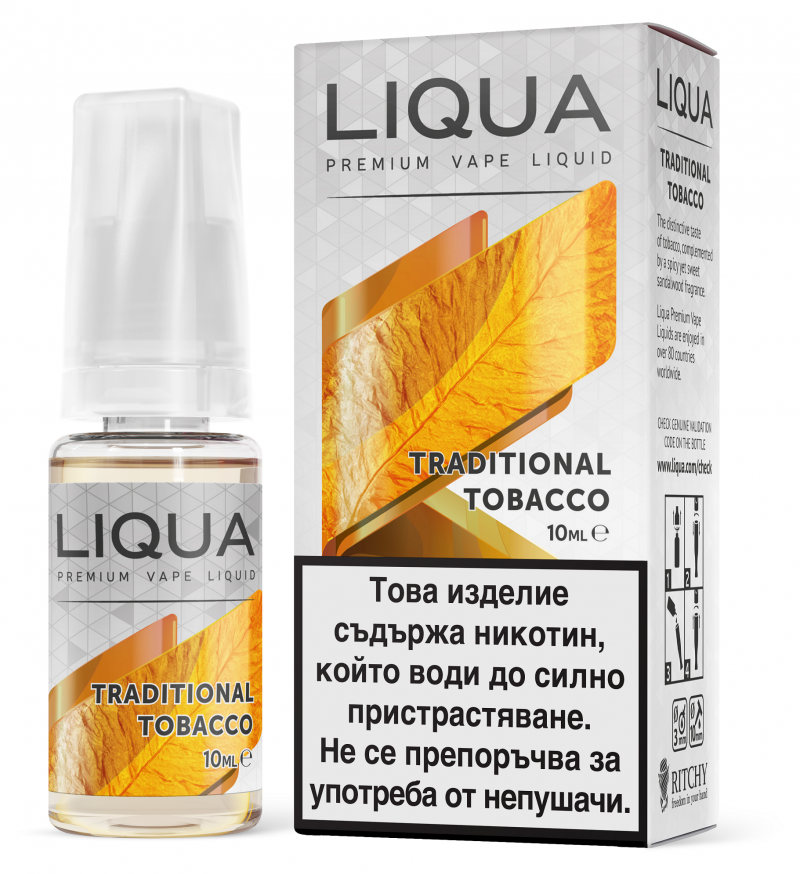 Traditional Tobacco 3мг - Liqua Elements