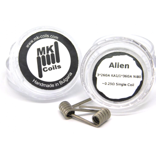 MK Coils - Alien Clapton Coil 0.25Ohm - 2 бр