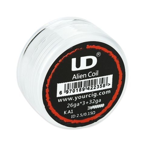UD Alien coil Kanthal А1 26GAx3+32GA, ID2.5x0.15ohm - 10бр
