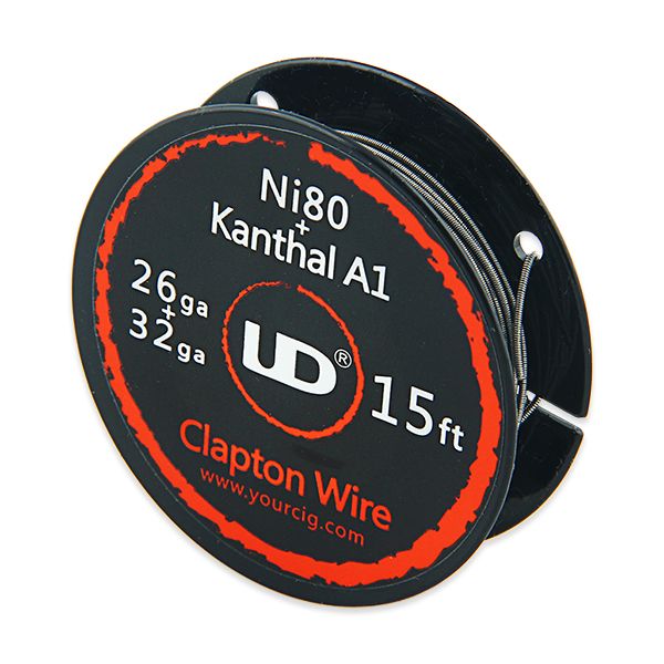 UD 4.5м Clapton wire Ni80 32GA + 26GA Kanthal A1
